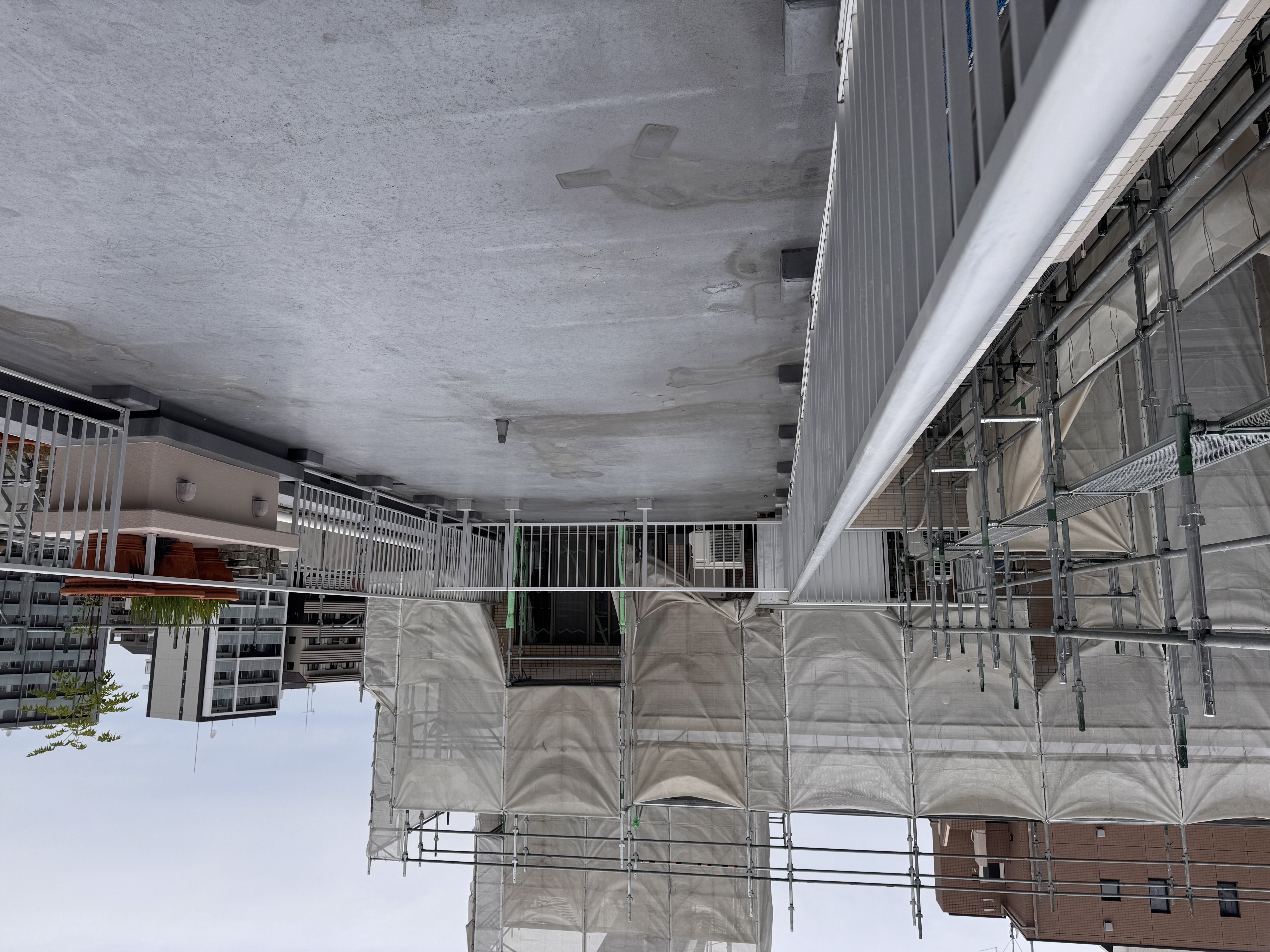 駒込マンション 防水工事 施工前
